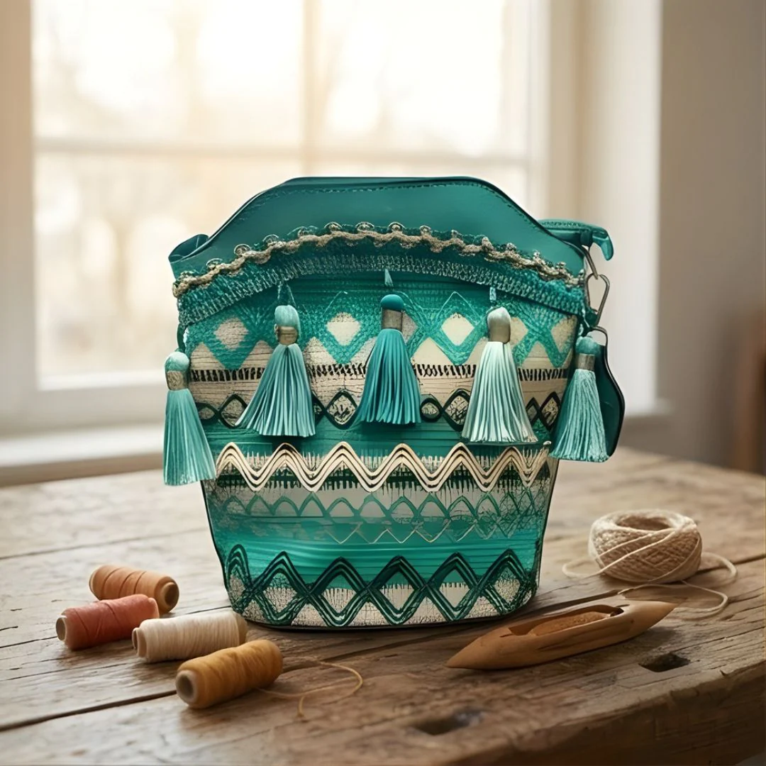 Threadwell™ – Woven Saddle Blanket Boho Tassel Crossbody Bag + 50% OFF - Image 8