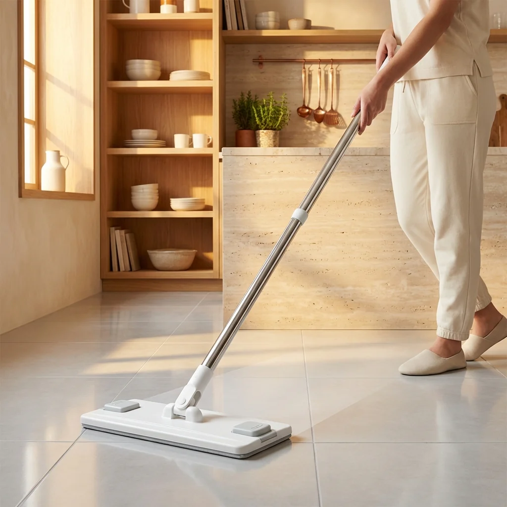 Tidecroft™ – 360° Rotating Flat Mop with Reusable Cloths & One-Click Release + 50% OFF - Image 2