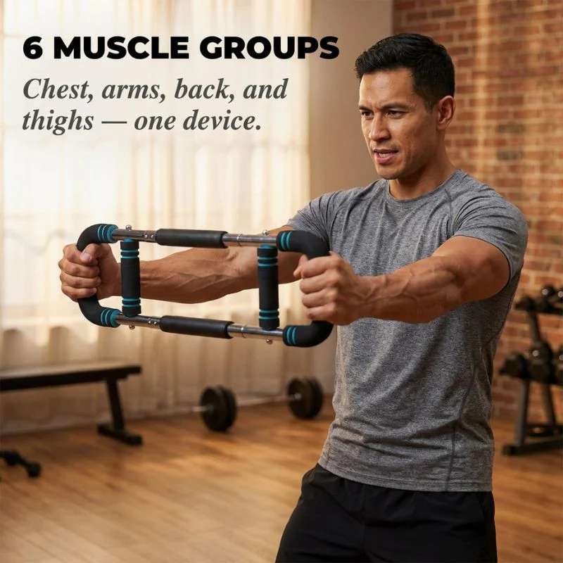Torquen™ – Adjustable 40–110 LB Spring Resistance Upper Body Trainer + 50% OFF - Image 3