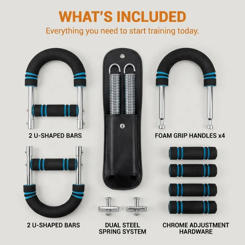 Torquen™ – Adjustable 40–110 LB Spring Resistance Upper Body Trainer + 50% OFF - Image 6