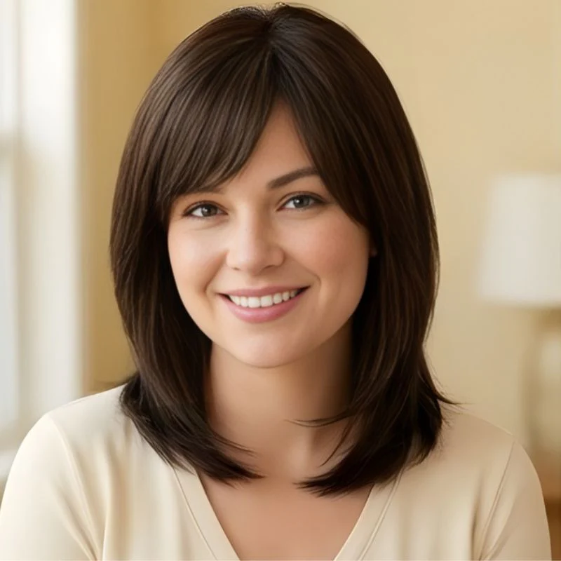 Tresselle™ – Layered Curtain Bangs Hair Topper + 50% OFF - Image 10