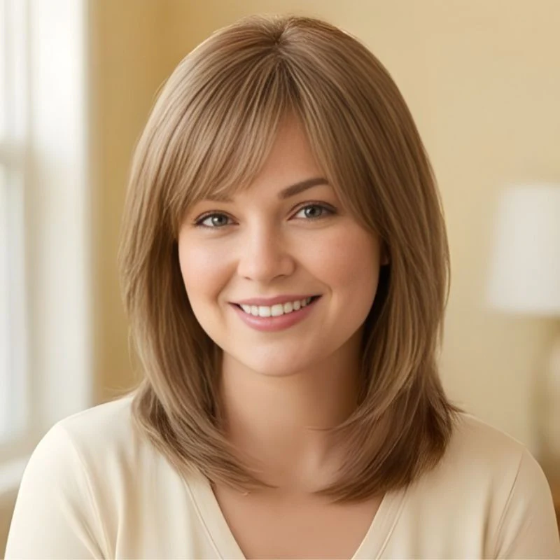 Tresselle™ – Layered Curtain Bangs Hair Topper + 50% OFF - Image 11