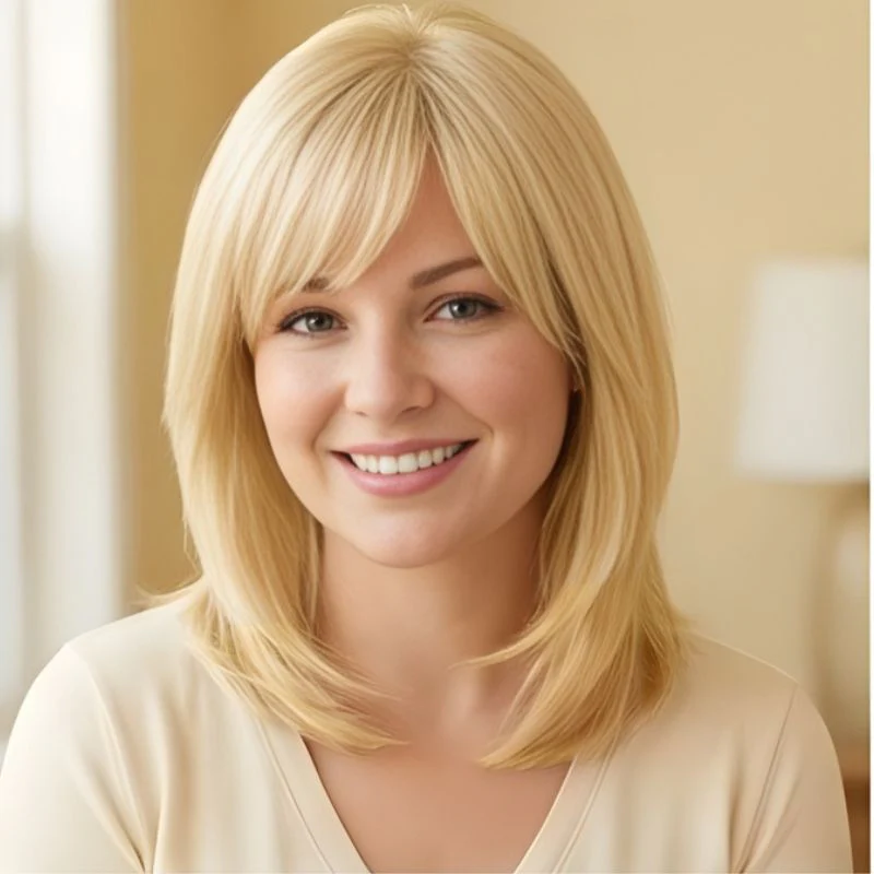 Tresselle™ – Layered Curtain Bangs Hair Topper + 50% OFF - Image 12