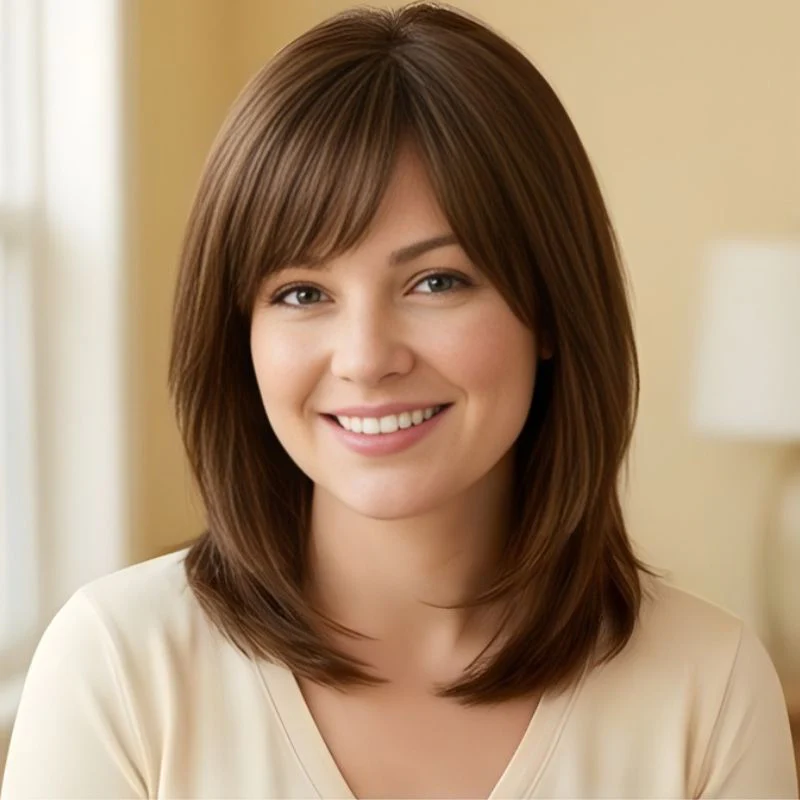 Tresselle™ – Layered Curtain Bangs Hair Topper + 50% OFF - Image 6