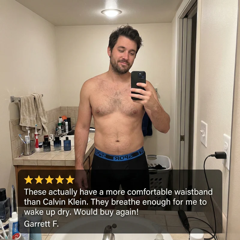 Trunkwell™ – 5-Pack Moisture-Wicking Tag-Free Boxer Briefs for Men + 50% OFF - Image 5