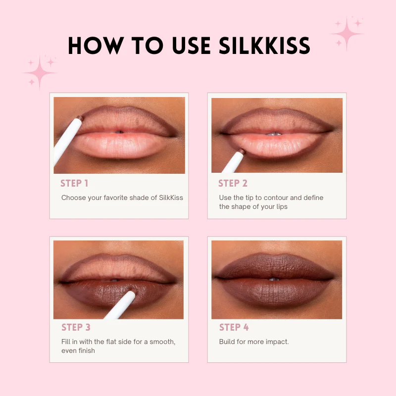 1 + 1 Free - Silk Kiss ™ Rotating Matte LipLiner - Image 5