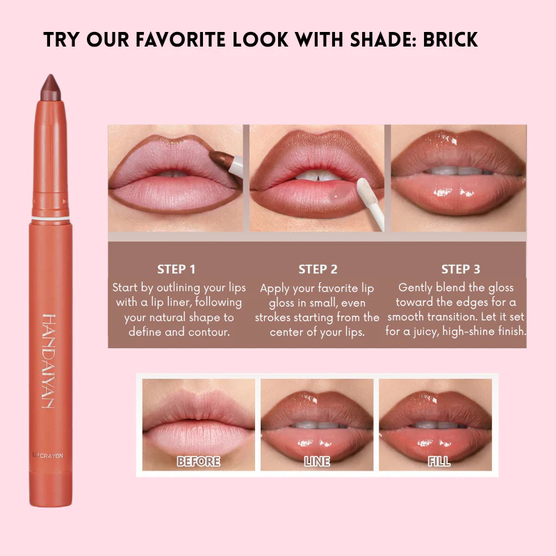 1 + 1 Free - Silk Kiss ™ Rotating Matte LipLiner - Image 7
