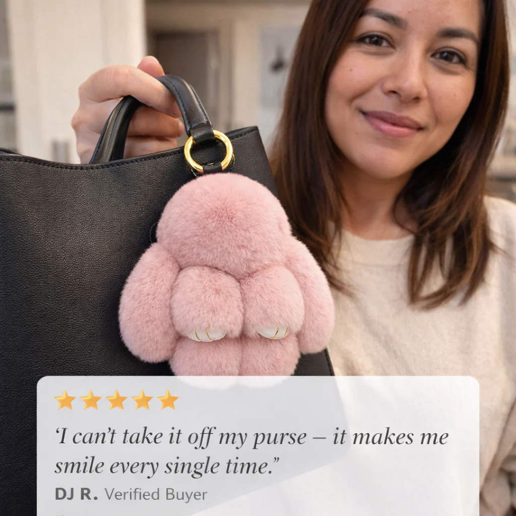 Velvetpaw™ – Ultra-Soft Plush Bunny Keychain with Collectible Tin Gift Box + 50% OFF - Image 6