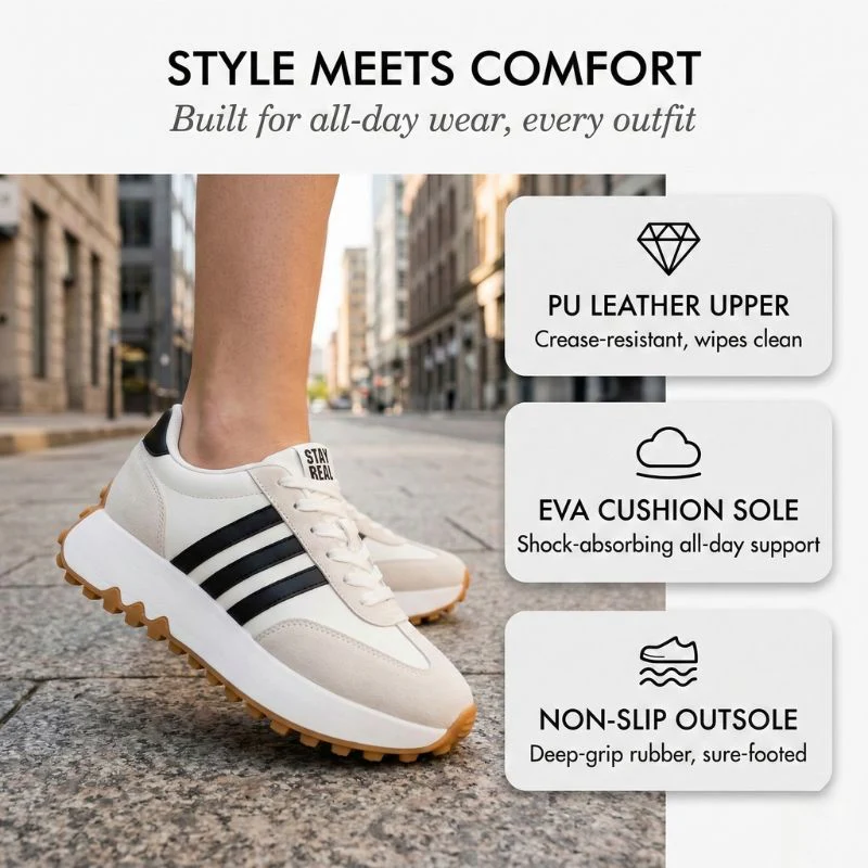 Veyra™ – Retro Platform Sneakers for Women | Height-Boosting, Non-Slip, All-Day Comfort + 50% OFF - Image 4