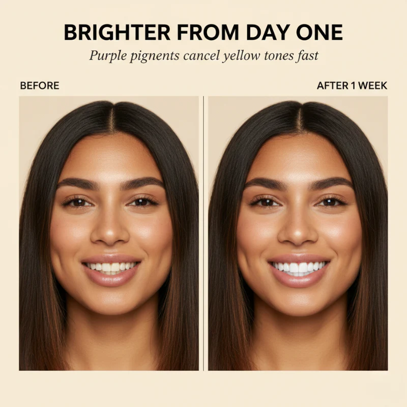 Violight™ – Purple Color-Correcting Whitening Tooth Powder + 50% OFF - Image 4