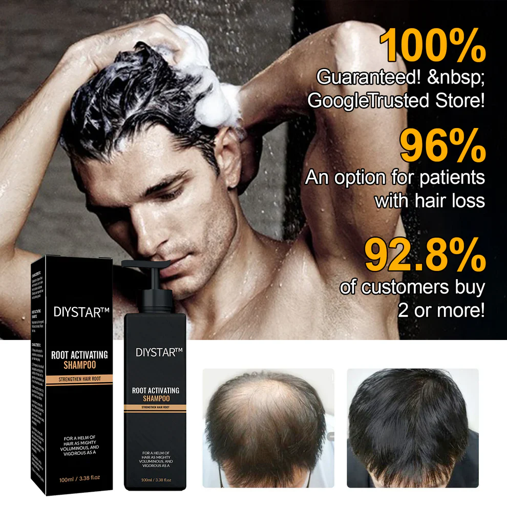 VitaRoots Root Activator Shampoo – Natural Hair Growth Booster for Thicker, Fuller Hair - 1+1 FREE - Image 3
