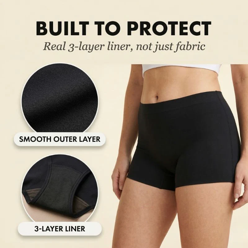 WickHaven™ – 3-Layer Leakproof Boyshort Underwear for Women + 50% OFF - Image 5