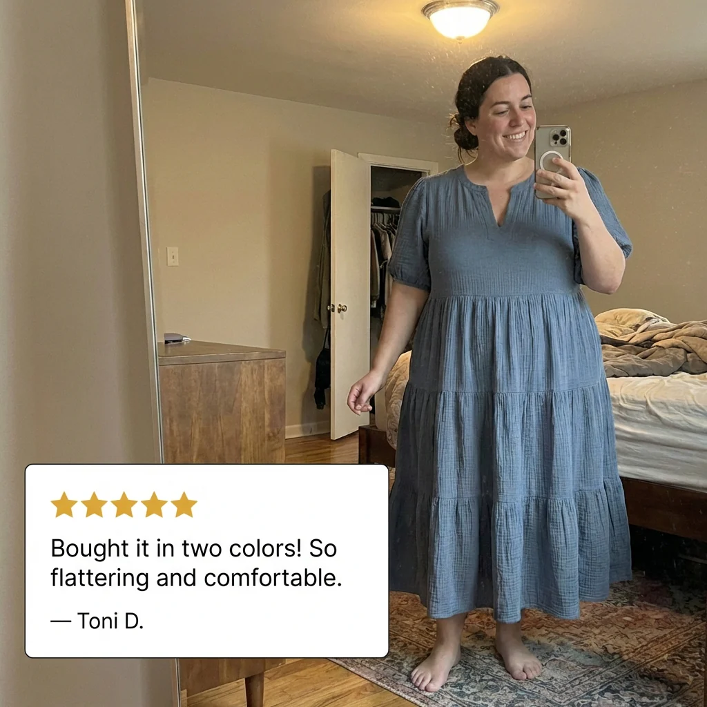 Corsana™ – Tiered Ruffle Lined Maxi Dress with Pockets + 50% OFF - Image 6