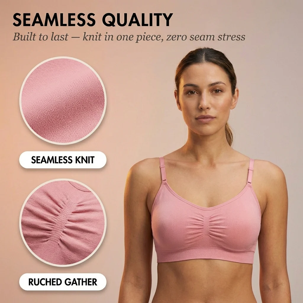Wraphaven™ – Seamless Wireless Comfort Bra | Wire-Free, Adjustable Straps, + 1+1 FREE - Image 5